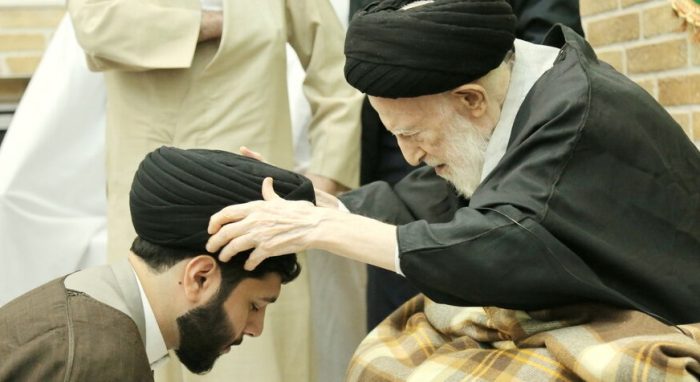 برگزاری آیین عمامه گذاری طلاب در دفتر مراجع عظام تقلید برگزاری آیین عمامه گذاری طلاب در دفتر مراجع عظام تقلید