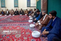 عمامه گذاری طلاب در روز میلاد امیرالمومنین علی(ع)