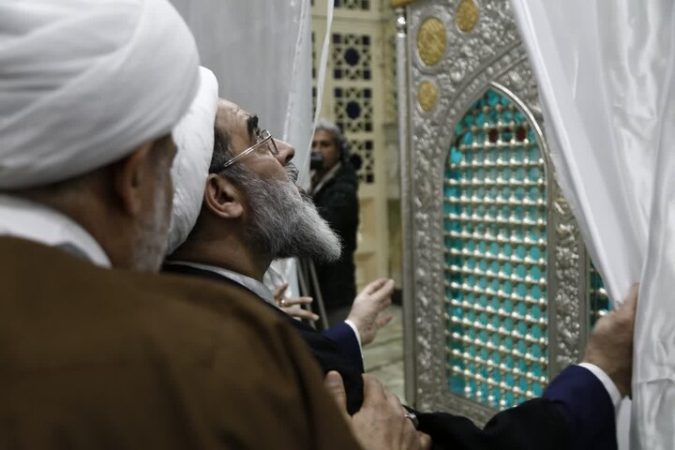مضجع جدید امامزاده مبرقع(ع) در قم رونمایی شد مضجع جدید امامزاده مبرقع(ع) در قم رونمایی شد