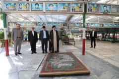 رییس جمهور در گلزار شهدای قم حضور یافت
