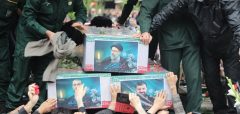 پیکر مطهر شهدای خدمت وارد استان قم شد