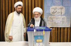 آیت الله نوری همدانی در انتخابات ریاست جمهوری شرکت کرد
