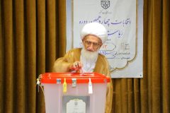 آیت الله نوری همدانی در انتخابات شرکت کرد