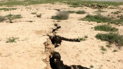 فرونشست در کمین دشت‌های قم است