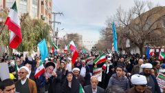 حضور حماسی و باشکوه مردم قم در راهپیمایی ۲۲ بهمن/جلوه ای دیگر از اتحاد ملی